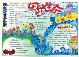 防溺水安全的手抄报视频,守护生命，共筑安全防线